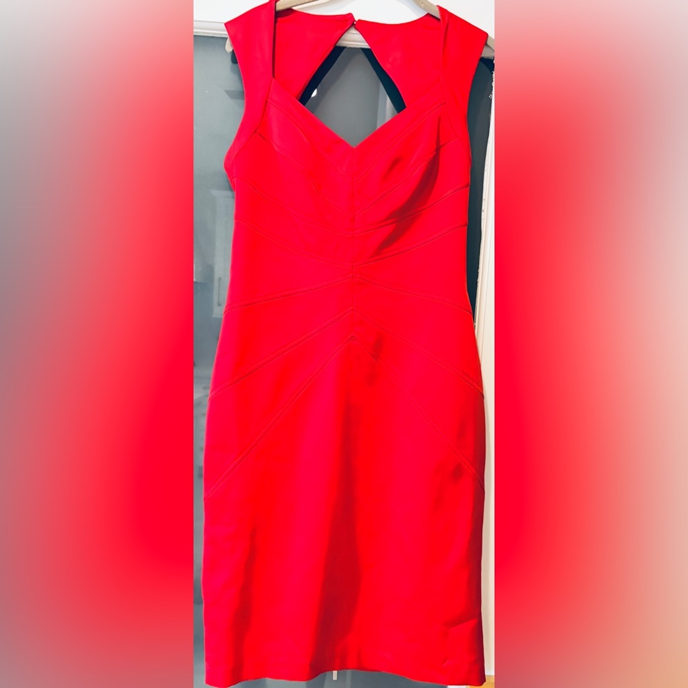 Jessica Simpson Strapless Red Dress